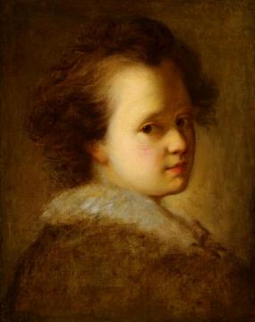 Portrait Of A Child Artwork by Alexis Grimou