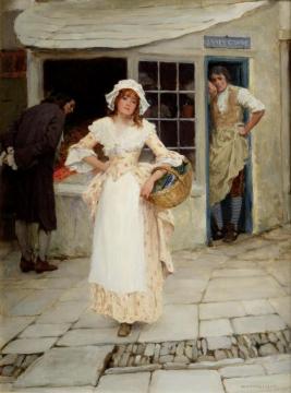 Barbara Allen Artwork by William Henry Margetson