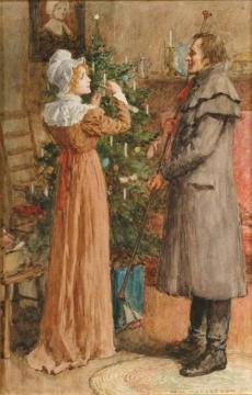 The First Noel Artwork by William Henry Margetson