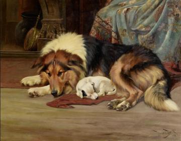 A Cosy Spot Artwork by Wright Barker