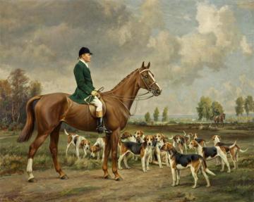 A Fine Pack Artwork by Wright Barker