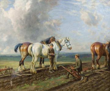 A Well Earned Rest Artwork by Wright Barker