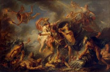 The Fury Of Achilles Artwork by Charles-Antoine Coypel