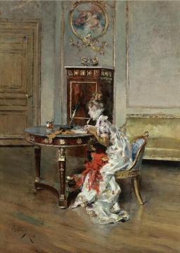 The Letter Artwork by Giovanni Boldini