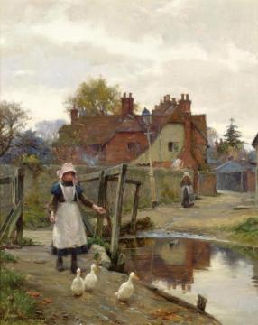 The Truants Artwork by William Teulon Blandford Fletcher