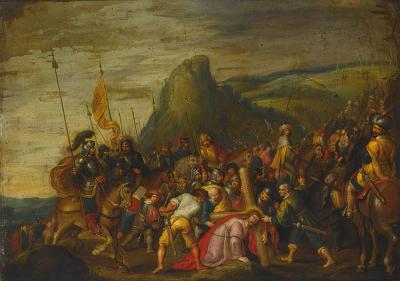Christ On The Road To Calvary Artwork by Frans Francken II