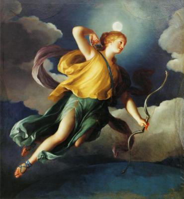 Diana As Personification Of The Night, Circa 1765 Artwork by Anton Raphael Mengs
