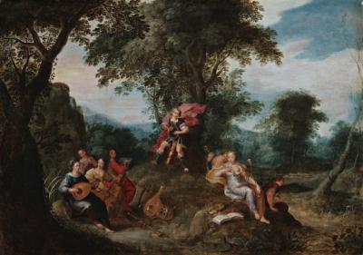 Apollo And The Muses Artwork by Frans Francken II