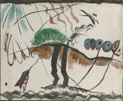 Colored Drawing, Canvas, 1929 Artwork by Arthur Dove