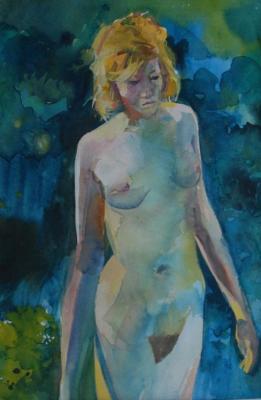 Dominique (blue) Artwork by Stan Smith