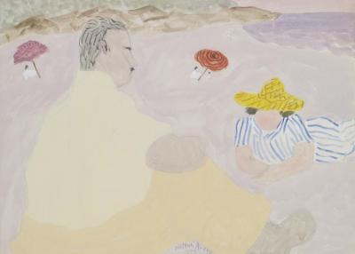 Beach Friends Artwork by Milton Avery