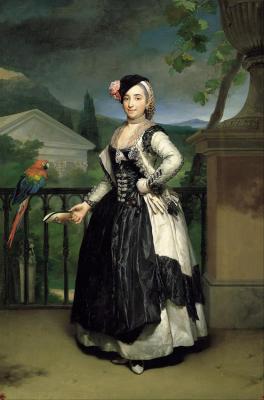 Retrato De La Marquesa De Llano, Dona Isabel De Parreno Y Arce Artwork by Anton Raphael Mengs