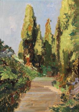 Parklandschaft Artwork by Olga Wisinger-Florian