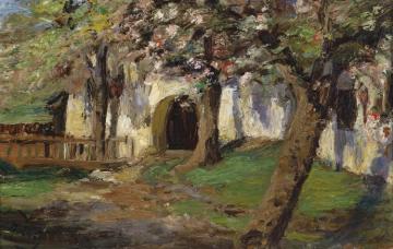 Blühende Apfelbäume Artwork by Olga Wisinger-Florian