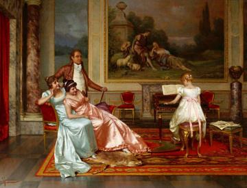 The Piano Recital Artwork by Vittorio Reggianini