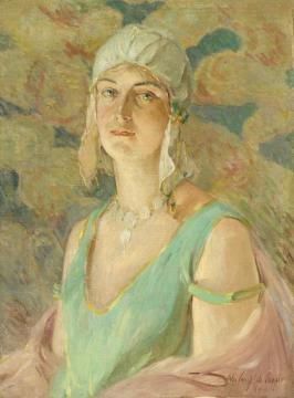 The Flapper Girl Artwork by Colin Campbell Cooper