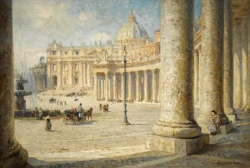 View Of St. Peter's, Rome Artwork by Colin Campbell Cooper