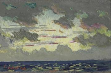 Santa Barbara Sunset,1929 Artwork by Colin Campbell Cooper