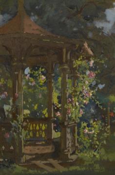 Summer Eve (the Gazebo) Artwork by Colin Campbell Cooper