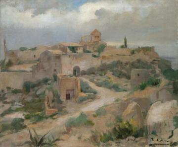 Paisaje De Tamarit Artwork by Ramon Casas i Carbó