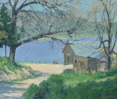 Cuyamaca Lake Artwork by Maurice Braun