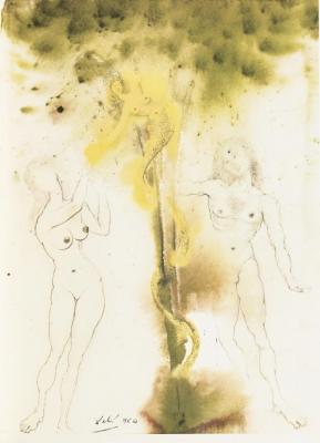 Biblia Sacra Vulgatae Editionis. Imaginibus Salvatoris Dali Exornata. Milano, Rizzoli, 1967-1969,i Artwork by Salvador Dalí