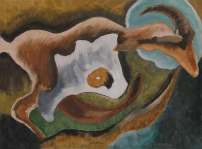 Goat, 1935 Artwork by Arthur Dove