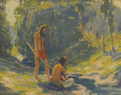 Sunlight Artwork by E. Irving Couse