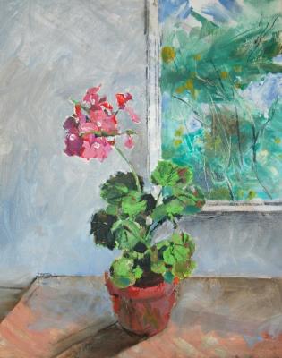 Geranium Artwork by Stan Smith