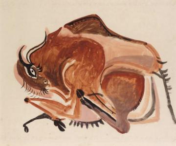 Bisonte De Altamira Artwork by Oscar Dominguez