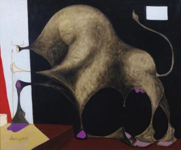 Minotaure Artwork by Oscar Dominguez