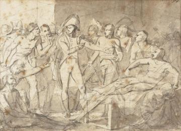 Study For 'napolÉon Putting Marie-louise And The King Of Rome Under The Protection Of The National Guard On 23 February 1814' Artwork by Antoine Jean Gros