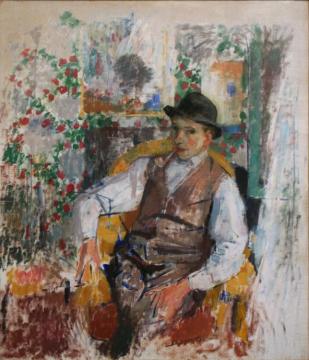 Portrait Of Ernest Wijnants Artwork by Rik Wouters