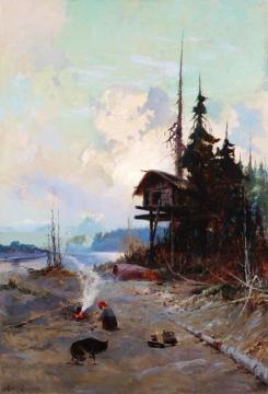 The Cache Artwork by Sydney Mortimer Laurence