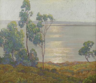 Morning Sun, San Diego Bay (from Point Loma) Artwork by Maurice Braun