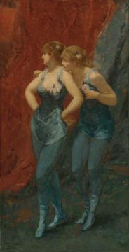 Two Dancers Artwork by Charles Hermans