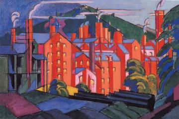 Jersey Silkmills Artwork by Oscar Bluemner