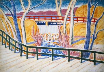 Van Cortlandt Park Artwork by Oscar Bluemner