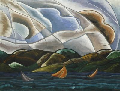 Clouds And Water, 1930 Artwork by Arthur Dove