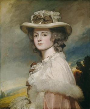 Mrs. Davies Davenport Artwork by George Romney