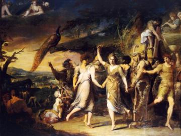 A Grecian Harvest Home, Or Thanksgiving To The Rural Deities, Ceres, Bacchus (painting 2 Of 6 In The Series The Progress Of Human Knowledge And Culture), Ca. 1777-1783 Artwork by James Barry