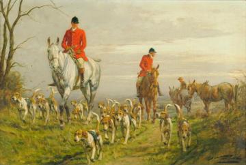 A Fine Hunting Morning Artwork by George Wright