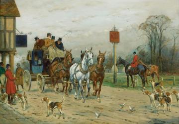 The Red Fox Inn Artwork by George Wright