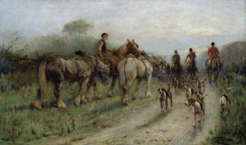 Crossing The Line Of The Plough Artwork by George Wright