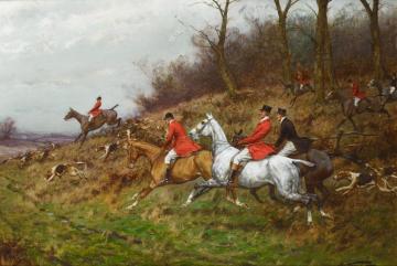 In Full Cry Artwork by George Wright