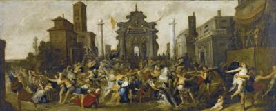 The Rape Of The Sabine Women Artwork by Frans Francken II