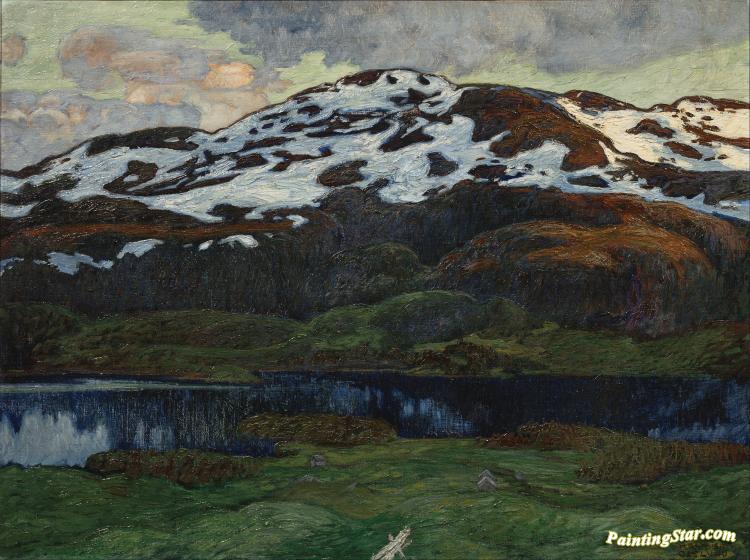 A Summer Evening By Kallsjon Artwork by Helmer Osslund