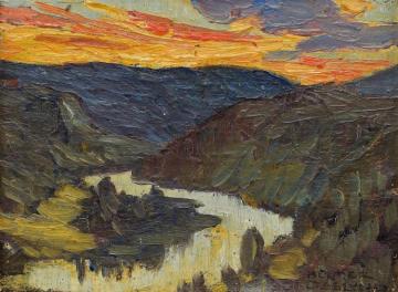 Hostafton - Nordingra Artwork by Helmer Osslund