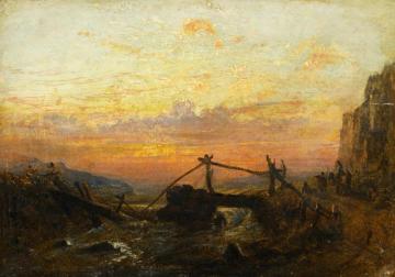 The Broken Bridge Artwork by Francis Danby