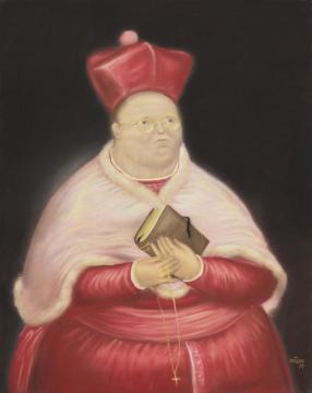 El Cardenal Artwork by Fernando Botero